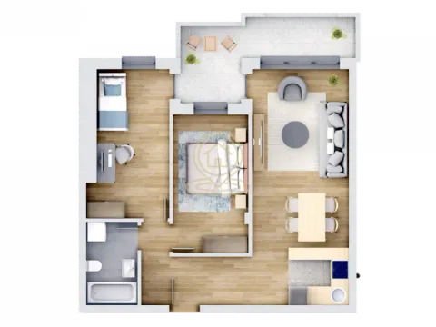 Prodaja, dvosoban stan, 45m², Centar, Novi Sad - image 9