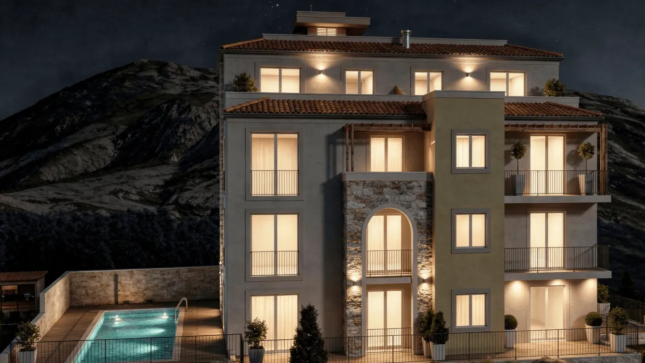 Sale, one bedroom apartment, 55m², Sutomore, Bar