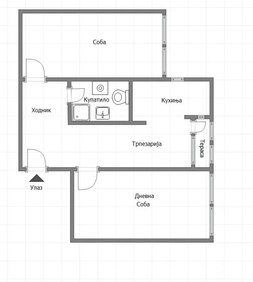 Prodaja, dvosoban stan, 58m², Detelinara, Novi Sad Sve Podlokacije