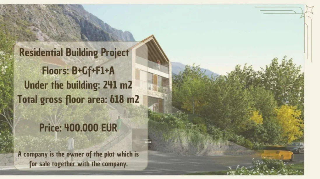 Prodaja, plac, 732m², Dobrota, Kotor
