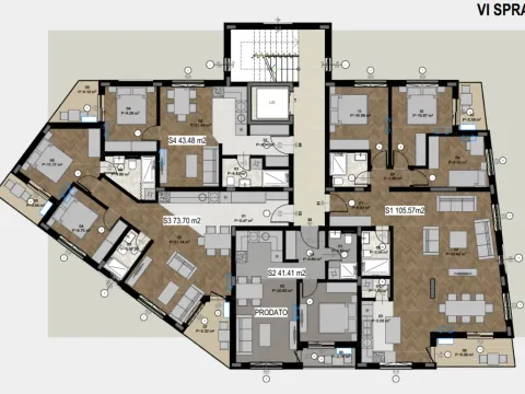 Sale, three bedroom apartment, 106m², Bar, Crna Gora - image 9