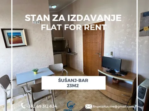 Izdavanje, stan, 23m², Šušanj, Bar - image 1
