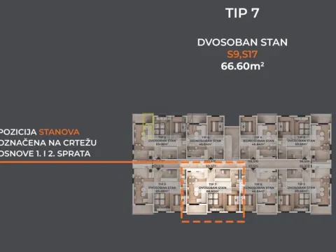 Prodaja, dvosoban stan, 67m², Donja Gorica, Podgorica - image 17