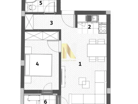 Sale, one bedroom apartment, 43m², Bulevar patrijarha Pavla, Novi Sad Sve Podlokacije - image 13