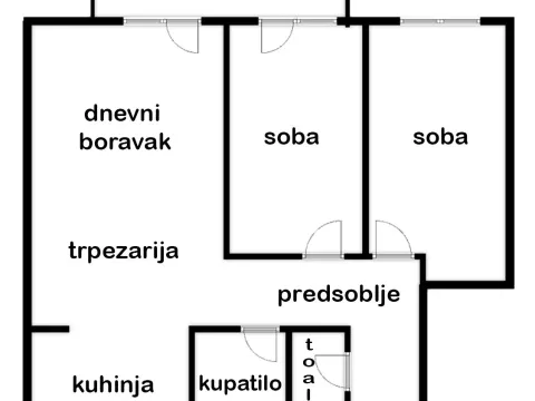 Sale, three bedroom apartment, 70m², Autokomanda, Voždovac Sve Podlokacije - image 2