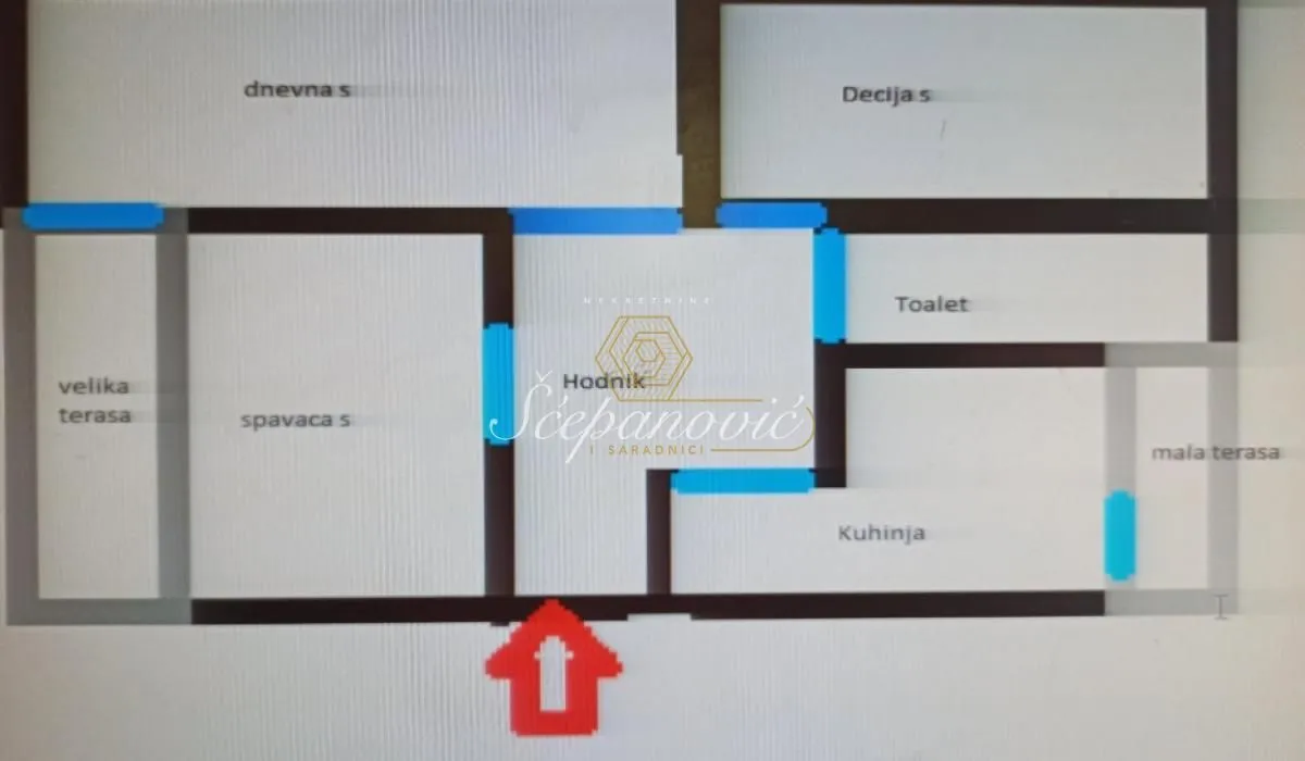 Prodaja, trosoban stan, 67m², Stari grad, Novi Sad