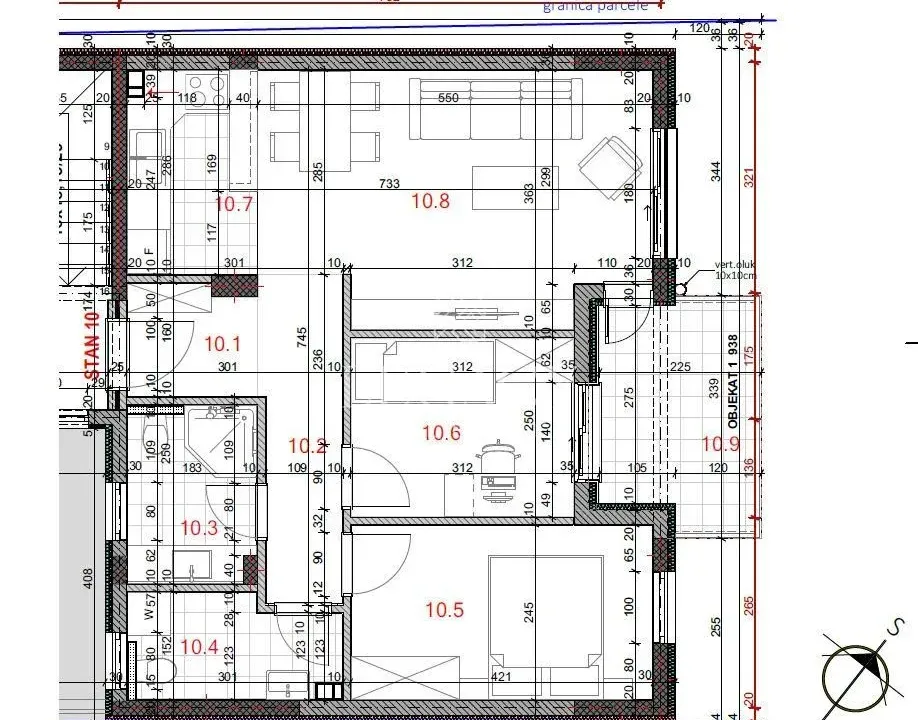 Prodaja, trosoban stan, 63m², Centar, Pančevo