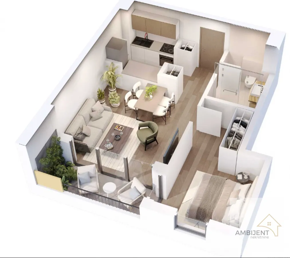 Prodaja, dvosoban stan, 46m², Bul Kralja Aleksandra, Zvezdara Sve Podlokacije