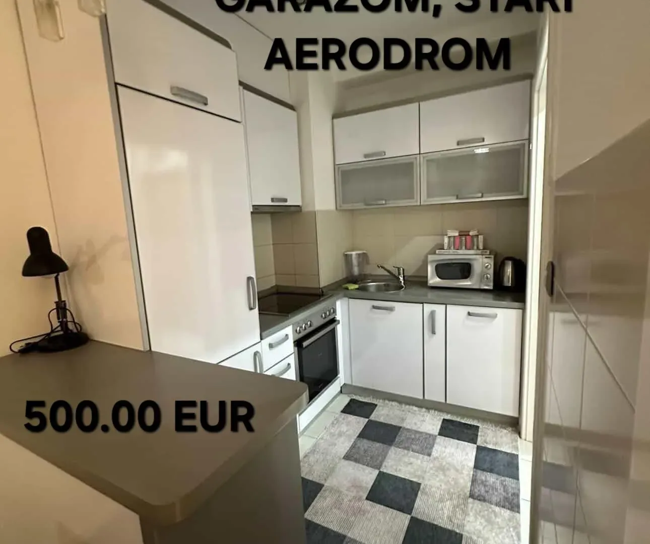 Rent, one bedroom apartment, 60m², Stari Aerodrom, Podgorica