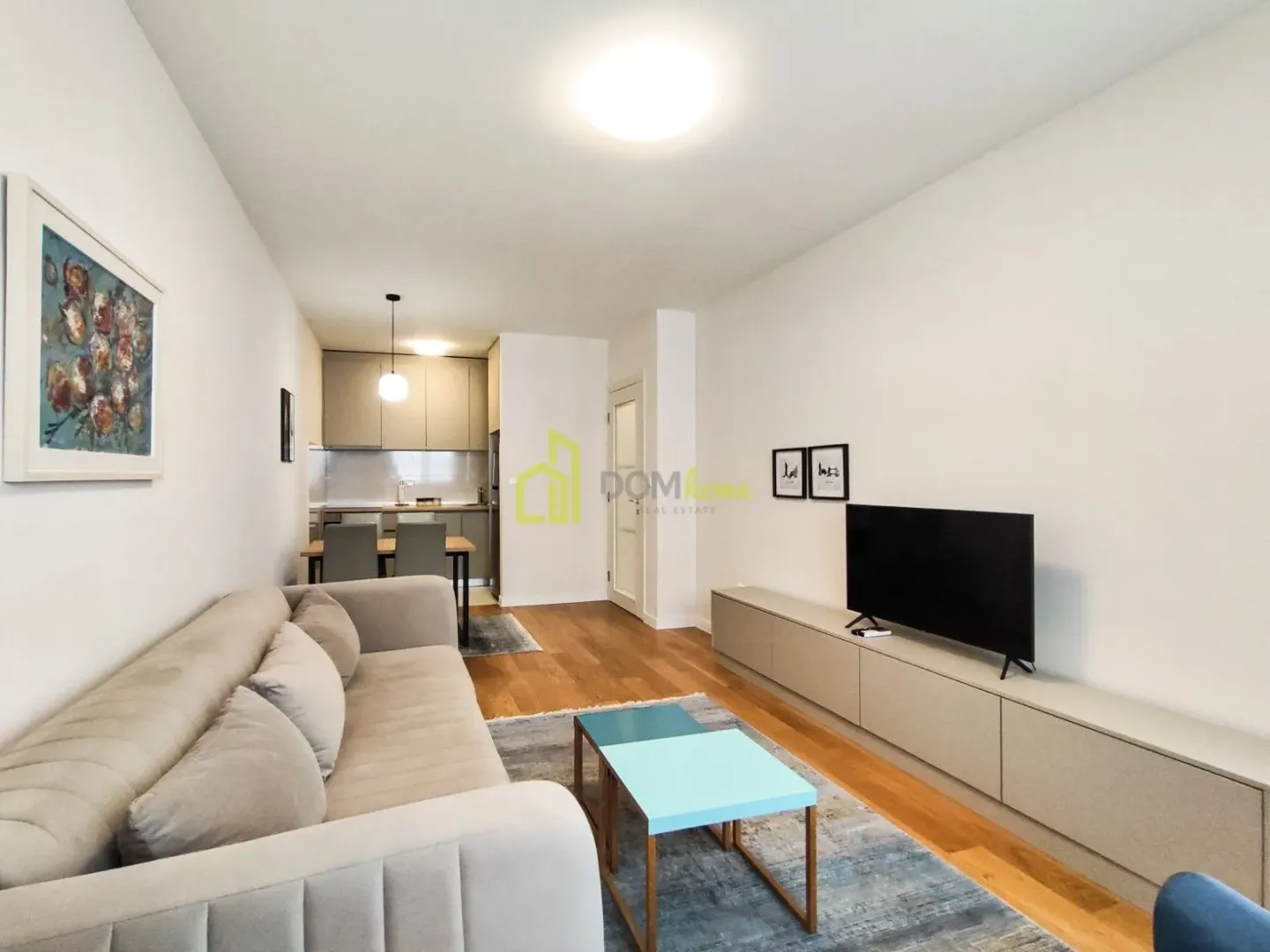 Rent, one bedroom apartment, 48m², Central Point, Podgorica