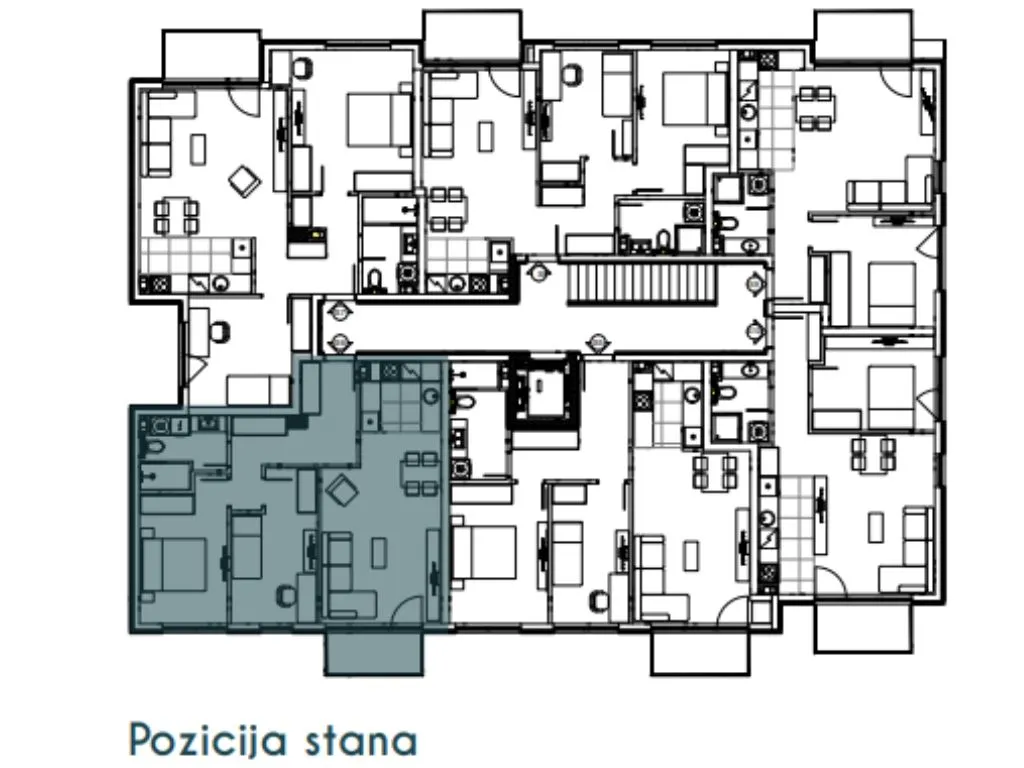 Sale, three bedroom apartment, 67m², Altina, Beograd