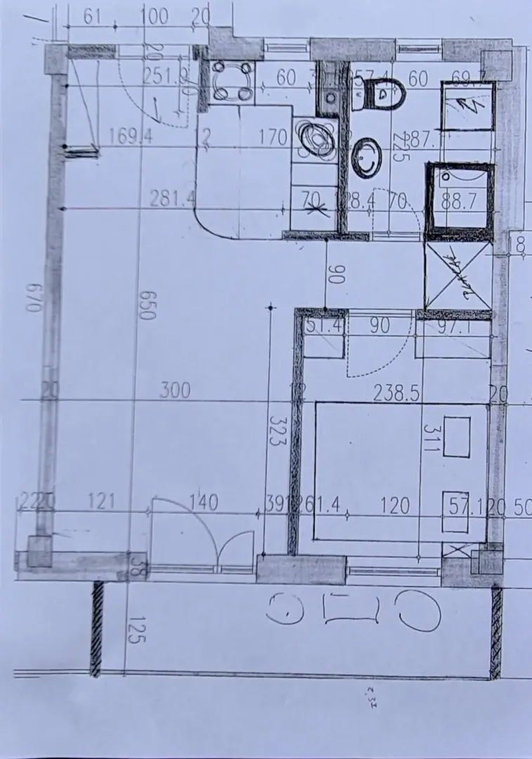 Izdavanje, jednosoban stan, 40m², Stari Grad, Beograd