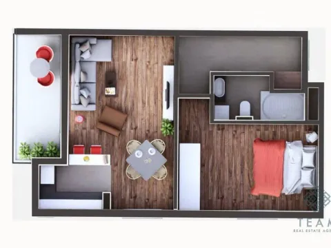 Prodaja, jednosoban stan, 56m², Momišići, Podgorica - image 6