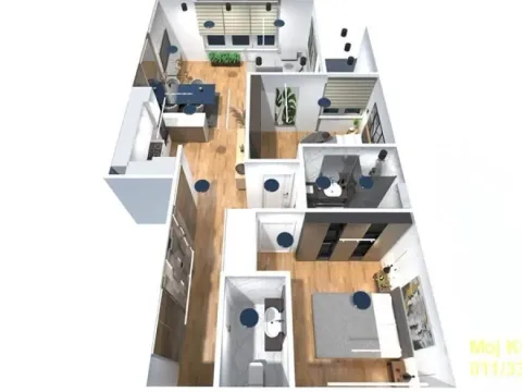 Sale, three bedroom apartment, 73m², Dušanovac, Voždovac Sve Podlokacije - image 8