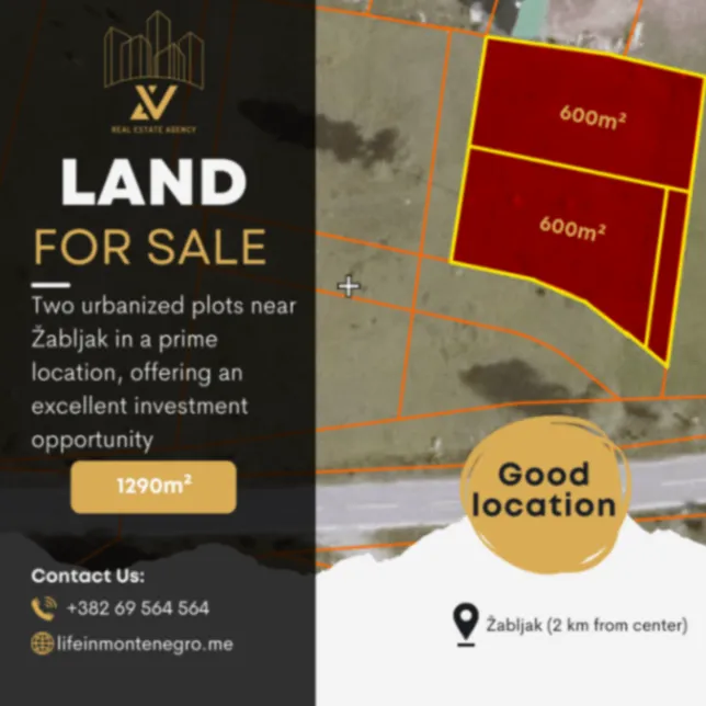 Prodaja, plac, 1290m², Centar, Žabljak