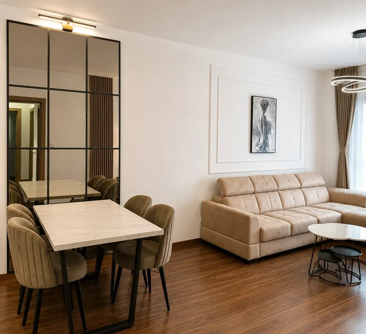 Rent, two bedroom apartment, 72m², Master Kvart, Podgorica