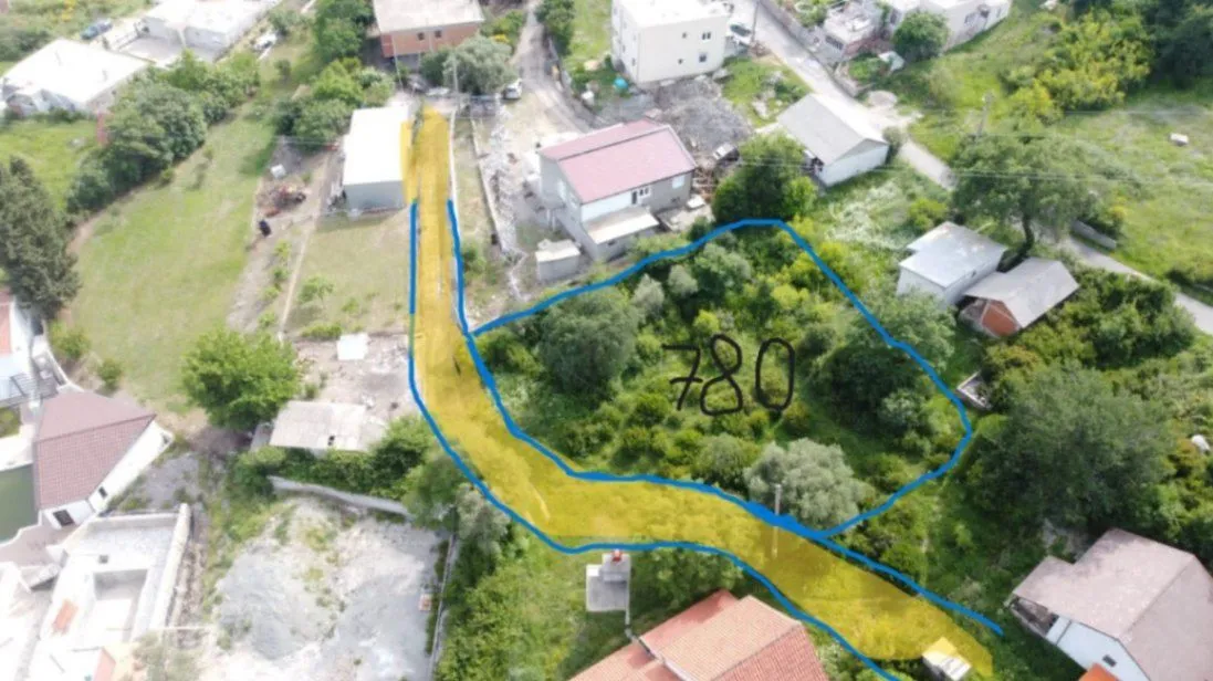 Sale, land lot, 790m², Šušanj, Bar