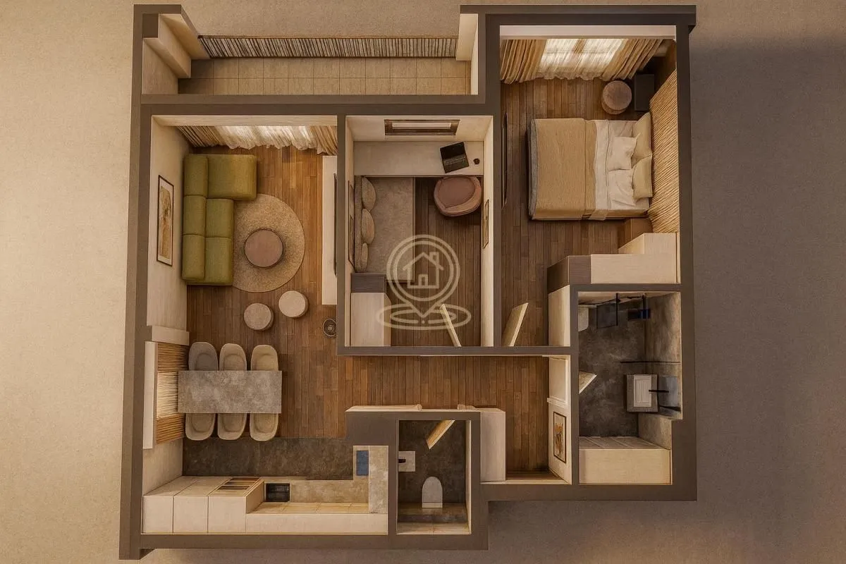 Sale, two bedroom apartment, 52m², Palilula, Niš