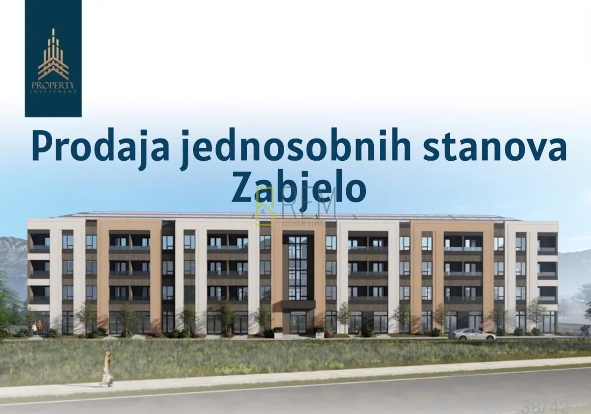 Prodaja, jednosoban stan, 39m², Zabjelo, Podgorica