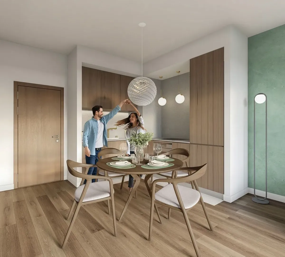 Sale, three bedroom apartment, 90m², Beograd Na Vodi, Beograd