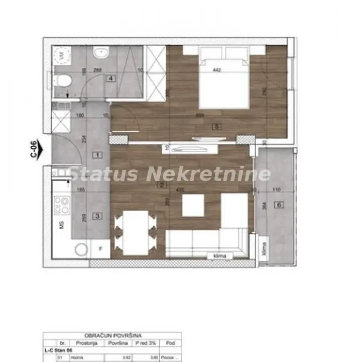 Prodaja, dvosoban stan, 46m², Telep, Novi Sad Sve Podlokacije