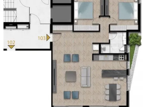 Prodaja, dvosoban stan, 125m², Tivat, Crna Gora - image 2