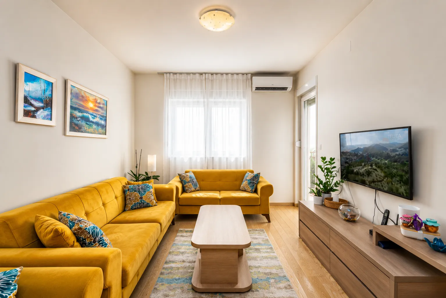 Izdavanje, dvosoban stan, 72m², City Kvart, Podgorica