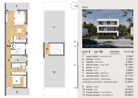 Prodaja, jednosoban stan, 72m², Adice, Novi Sad Sve Podlokacije - image 6