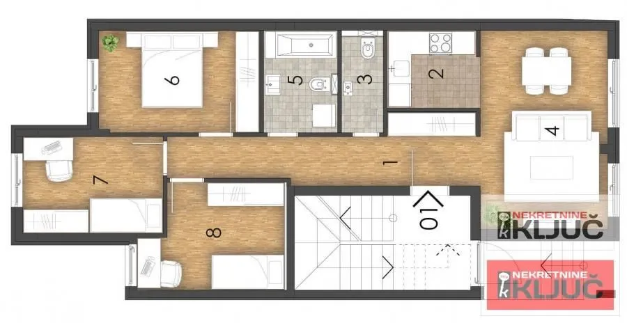 Prodaja, trosoban stan, 70m², Telep, Novi Sad Sve Podlokacije