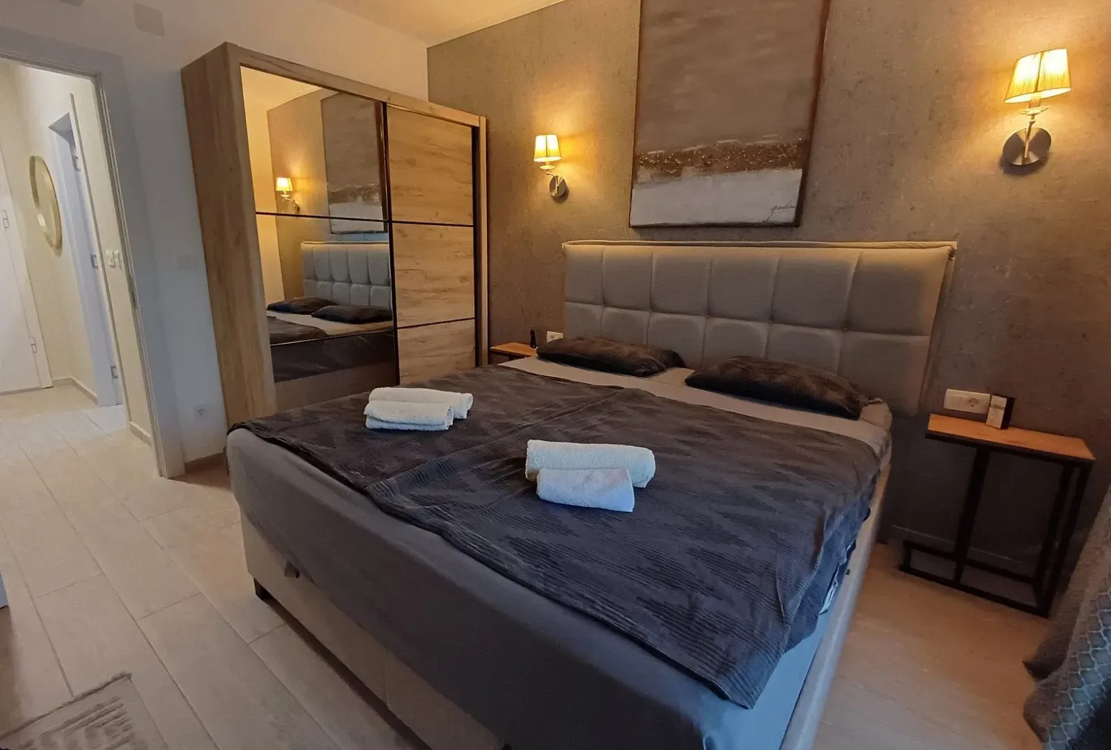 Daily-rent, one bedroom apartment, 58m², Bečići, Budva