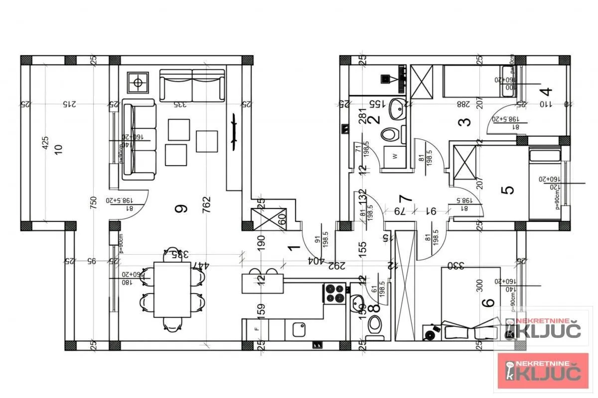 Sale, four bedroom apartment, 82m², Veternička rampa, Novi Sad Sve Podlokacije
