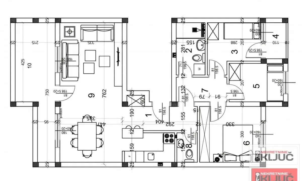 Sale, four bedroom apartment, 82m², Veternička rampa, Novi Sad Sve Podlokacije
