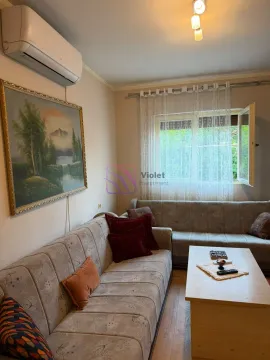Dnevna soba sa garniturom za sedenje, stočićem i klima uređajem. - image 7