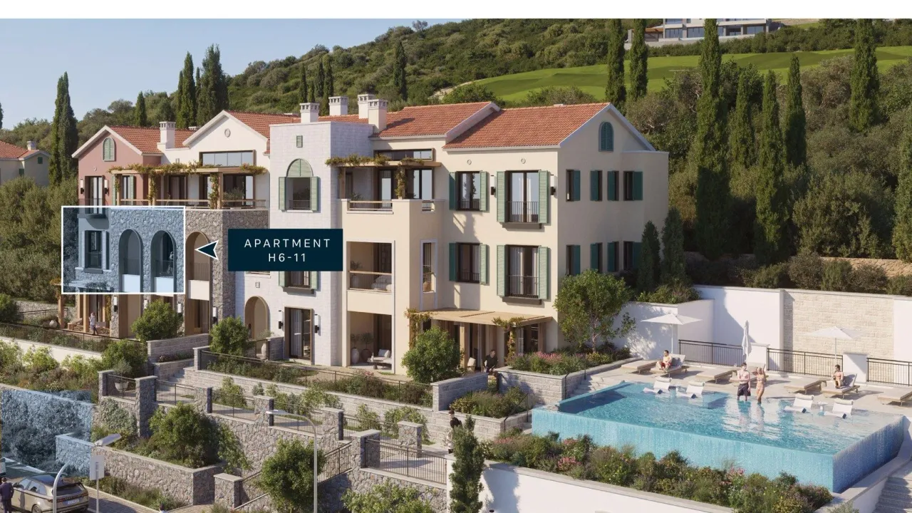 Prodaja, dvosoban stan, 110m², Luštica Bay, Tivat