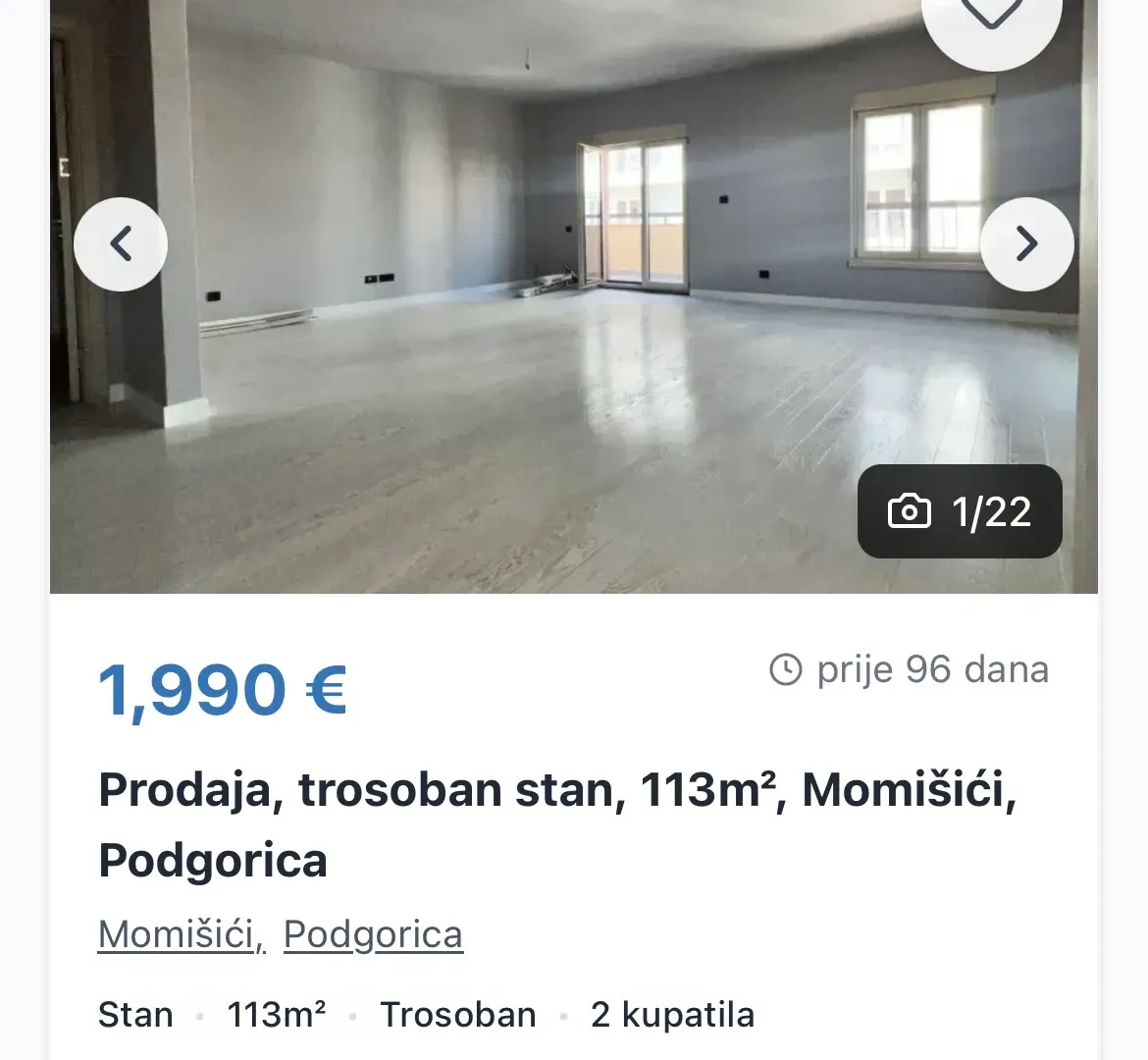 Sale, house, 90m², Preko Morače, Podgorica