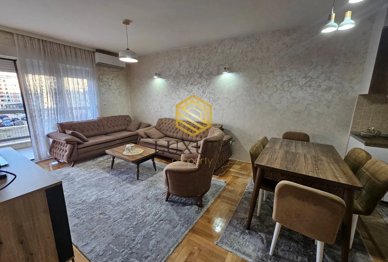 Rent, two bedroom apartment, 65m², Stari Aerodrom, Podgorica