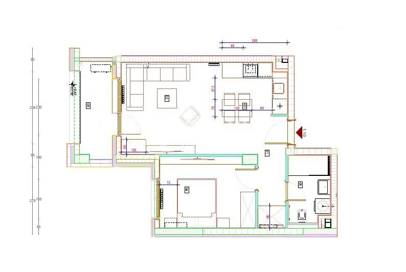 Sale, two bedroom apartment, 50m², Novi Beograd Blok 65, Novi Beograd Sve Podlokacije