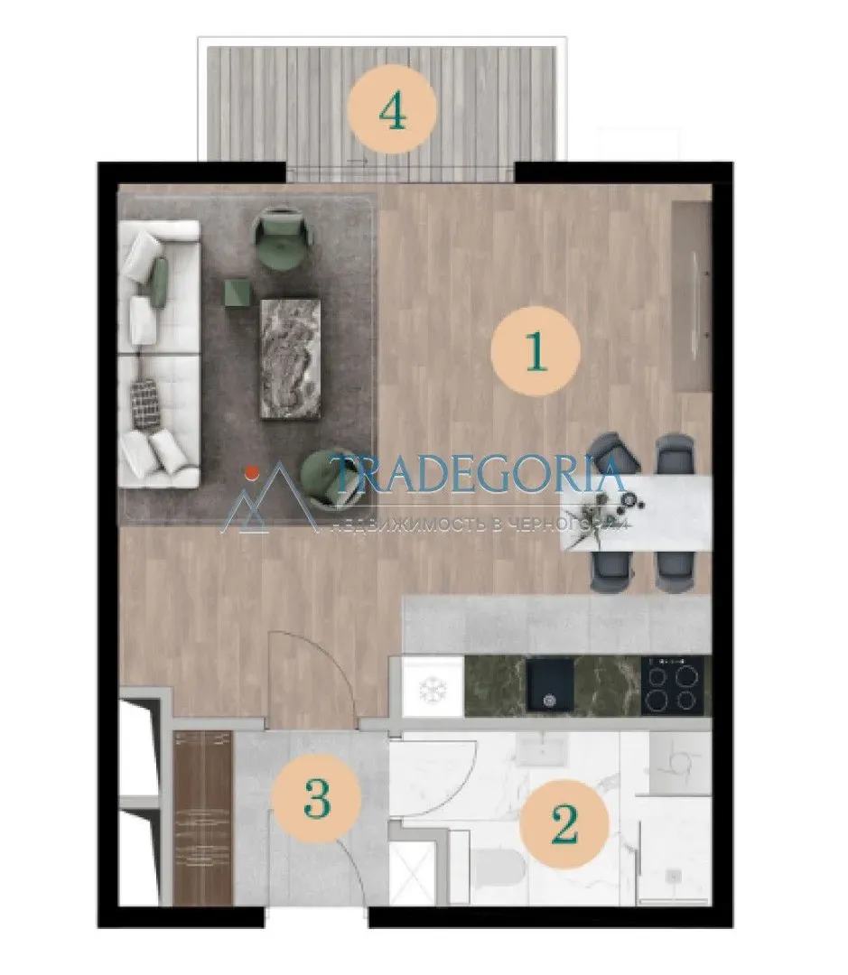 Prodaja, stan, 40m², Bar, Crna Gora