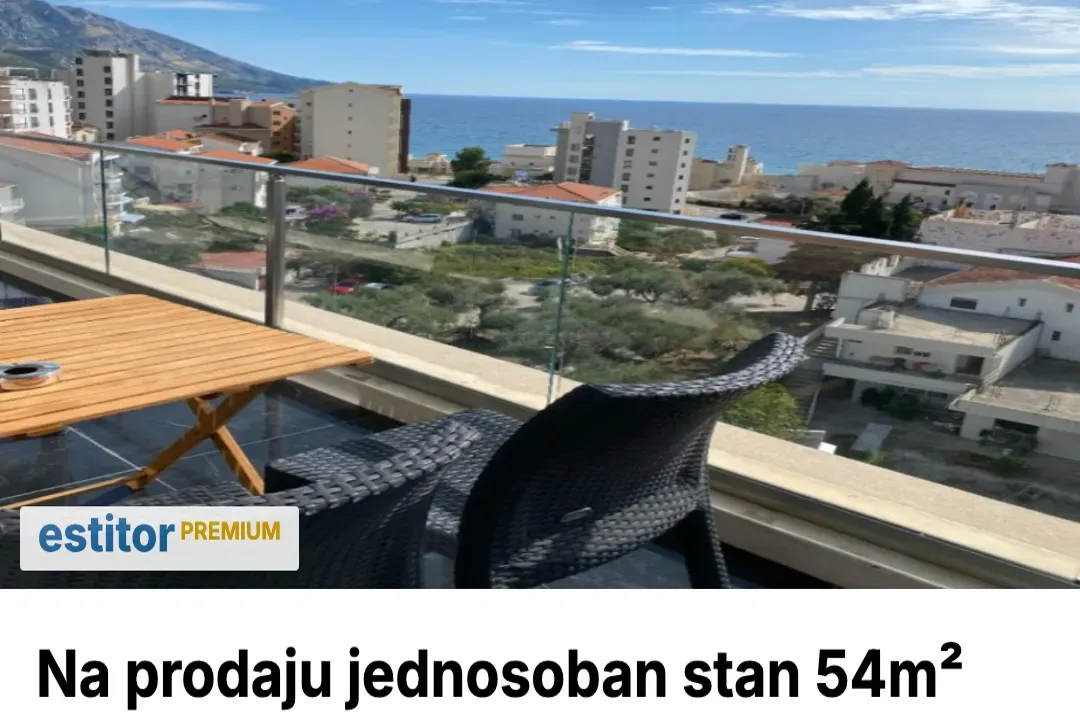 Prodaja, jednosoban stan, 54m², Bečići, Budva