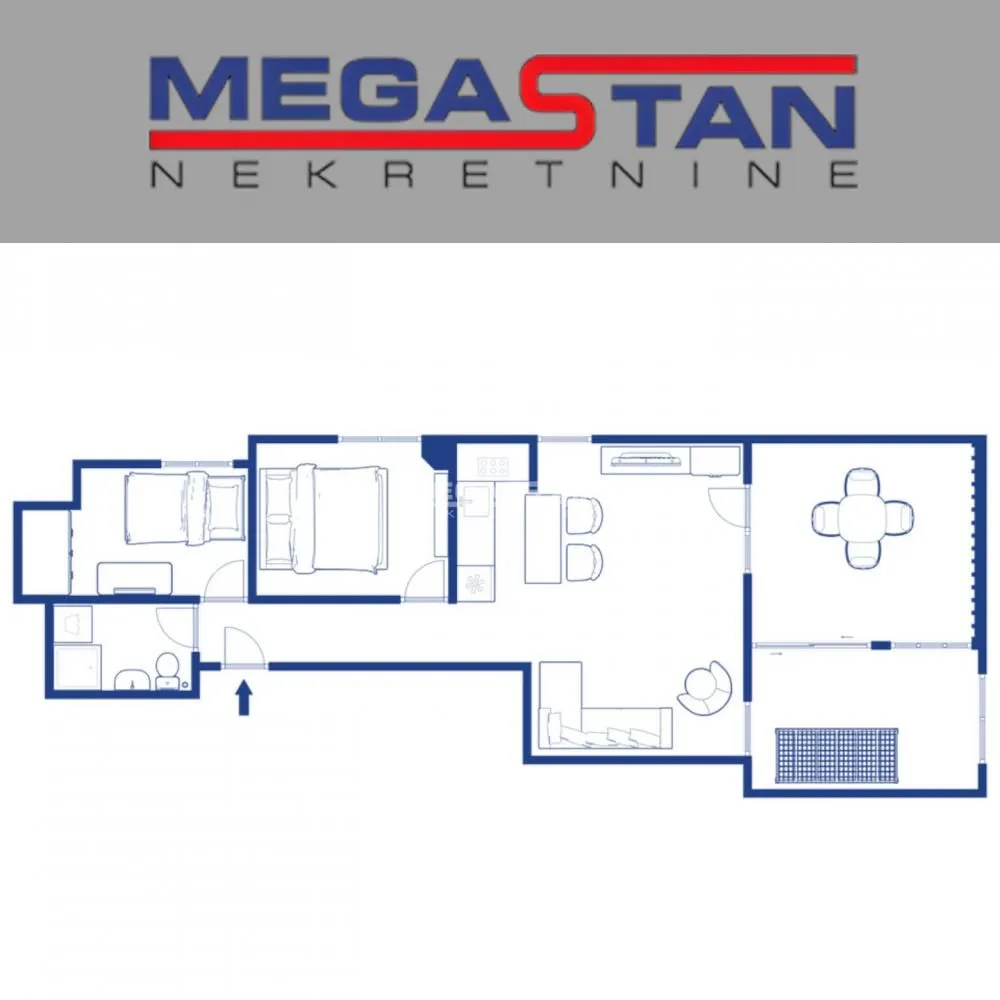Prodaja, dvosoban stan, 56m², Bulbulder, Zvezdara Sve Podlokacije