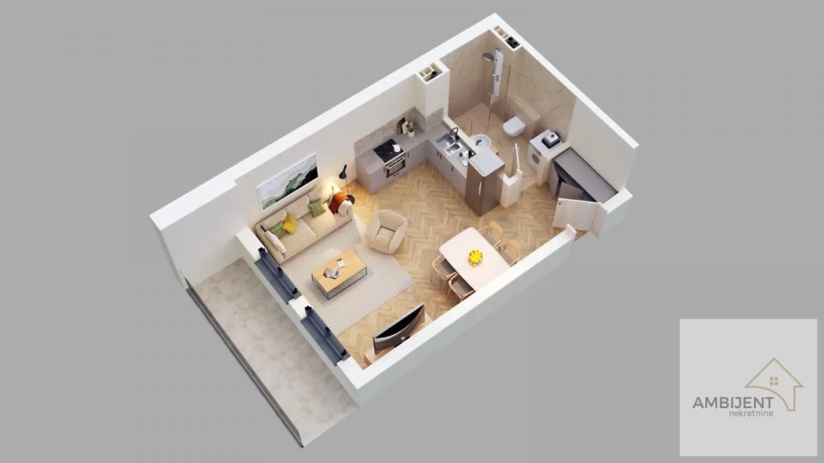 Prodaja, jednosoban stan, 32m², Novi Banovci, Stara Pazova
