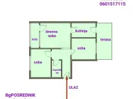 Prodaja, dvosoban stan, 61m², Čubura, Beograd - image 2