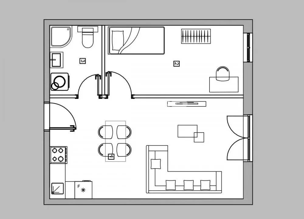 Prodaja, jednosoban stan, 39m², Zvezdara Sve Podlokacije, Beograd