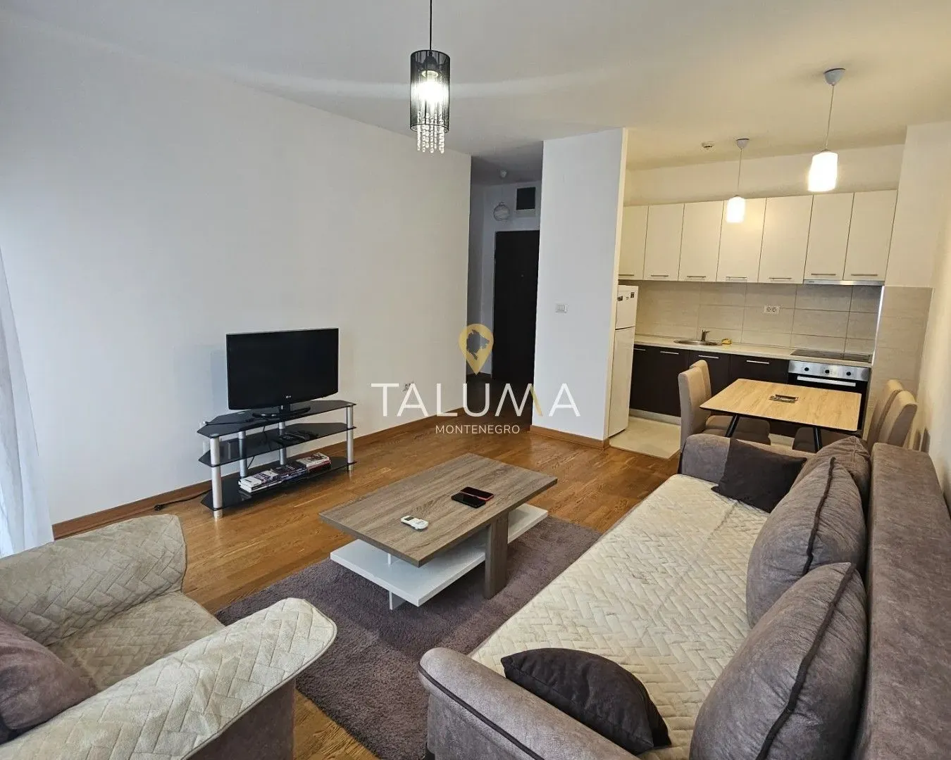 Rent, one bedroom apartment, 43m², City Kvart, Podgorica