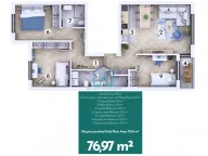 Sale, three bedroom apartment, 77m², Veternička rampa, Novi Sad Sve Podlokacije