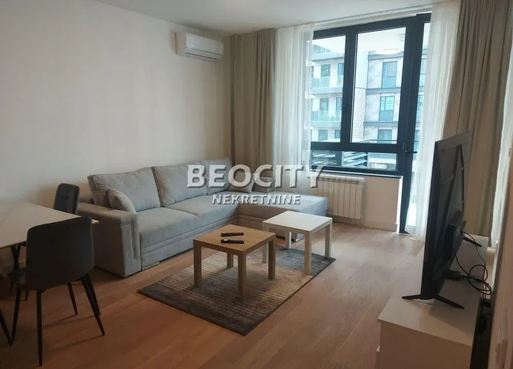 Rent, two bedroom apartment, 57m², Beograd Na Vodi, Beograd