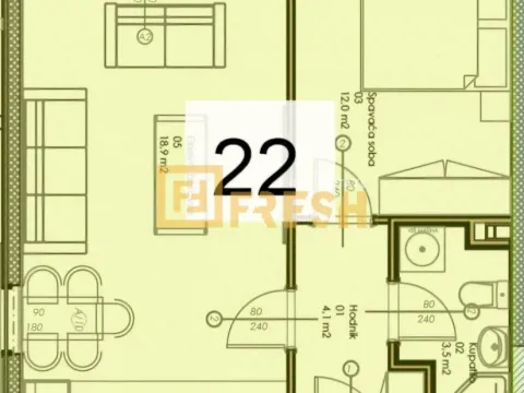 Prodaja, jednosoban stan, 47m², Zabjelo, Podgorica - image 7