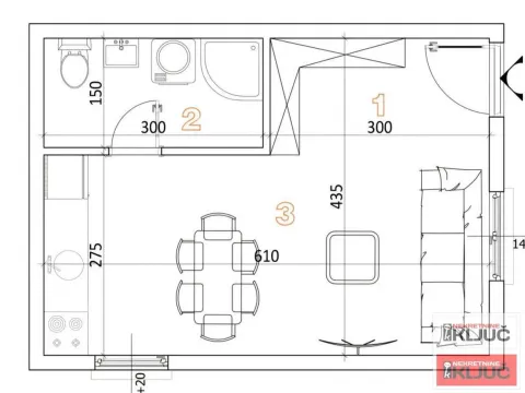 Sale, studio apartment, 26m², Veternička rampa, Novi Sad Sve Podlokacije