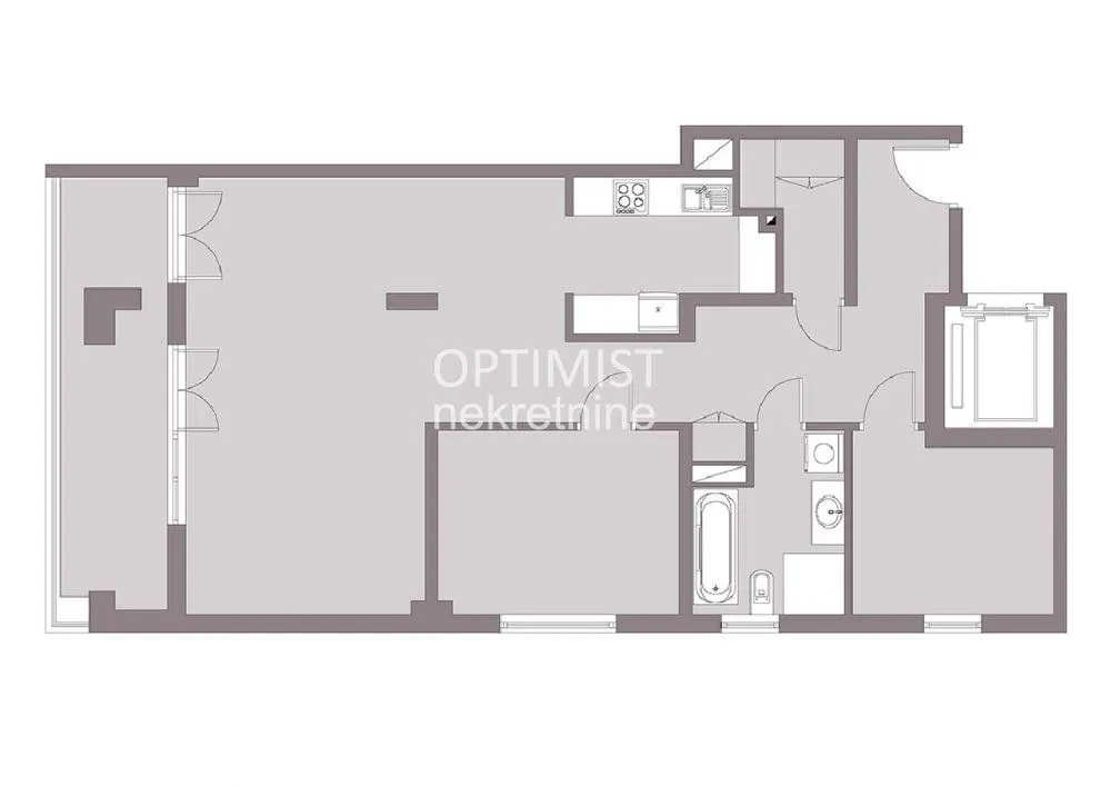 Sale, three bedroom apartment, 88m², Voždovac Sve Podlokacije, Beograd