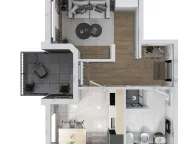 Sale, one bedroom apartment, 53m², Ulcinj, Crna Gora - image 14